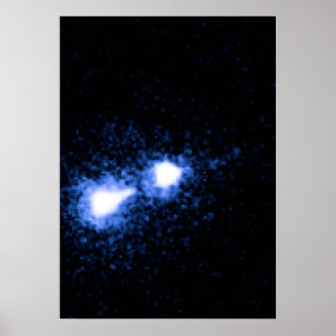Póster Núcleo M87 e nó Brilhante