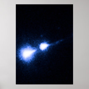 Poster Núcleo M87 e Nó Brilhante - STIS.