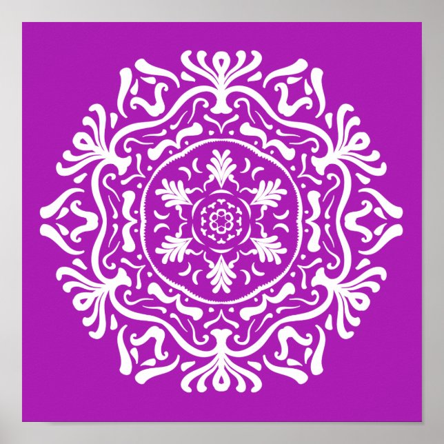 Póster Nudibranch Mandala (Frente)