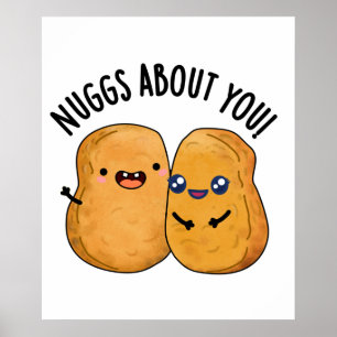 Poster Nugens Sobre Você Comida Engraçada, Nugget Pun
