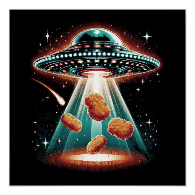Póster Nugget de Frango Crocante (Frente)