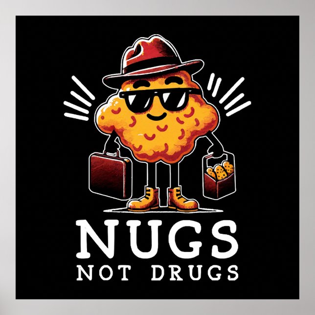 Poster Nugs Crises Não Drogas (Frente)