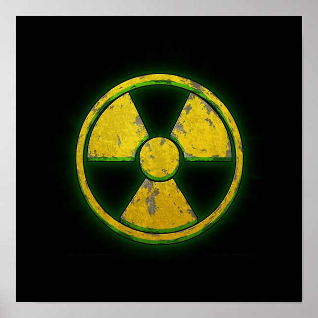 Póster Nuke amarelo (Frente)