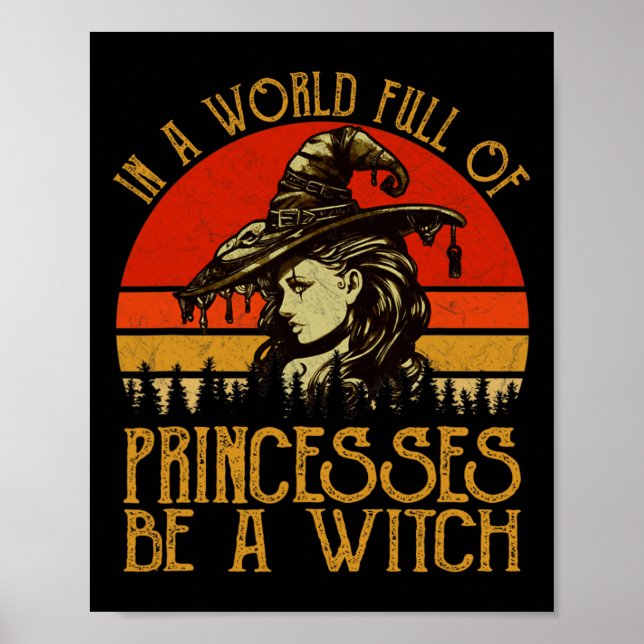Poster Num Cheio Mundial De Princesas, Seja Uma Bruxa Vin (Frente)