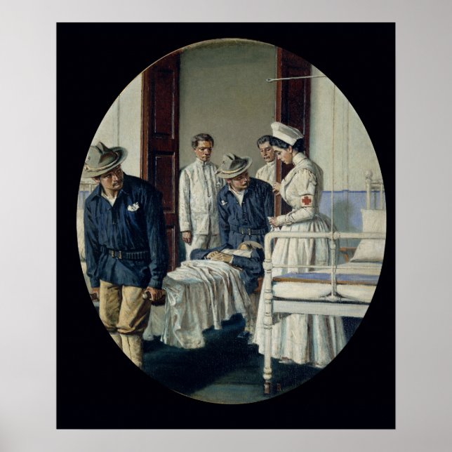 Poster Num Hospital Militar (Frente)