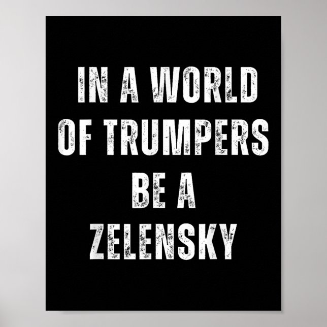 Poster Num Mundo De Armadores, Seja Um Armário Zelensky A (Frente)