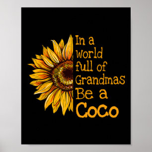 Poster Num Mundo De Avós, Seja Uma Vovó Especial Coco