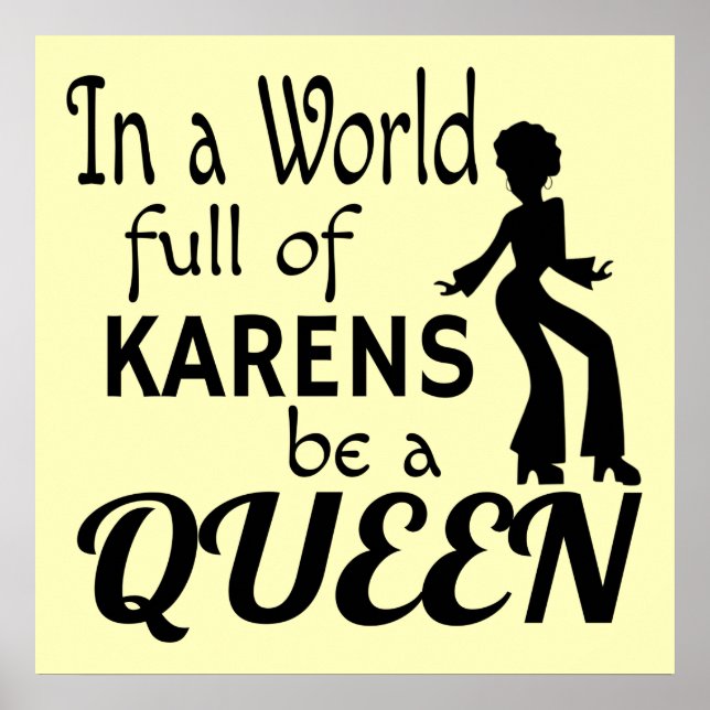 Poster Num mundo de KARENS seja uma RAINHA (Frente)
