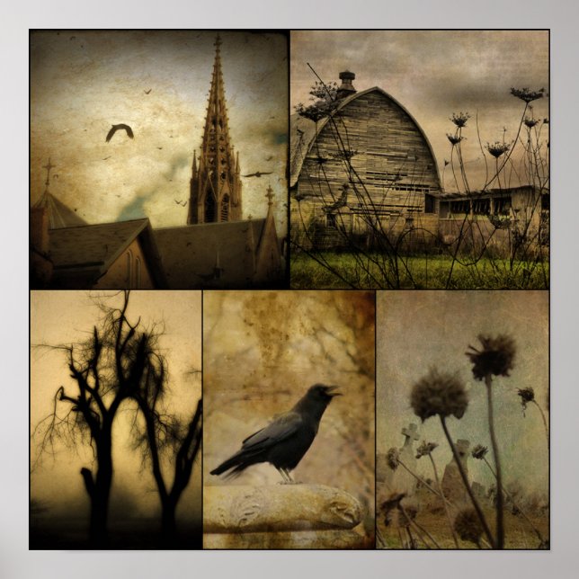 Póster Num Mundo Gótico (Frente)