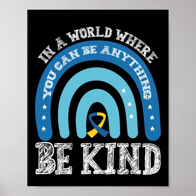 Poster Num Mundo Onde Você Pode Ser Qualquer Coisa, Seja  (Frente)