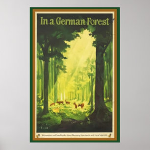 Poster Numa Floresta Alemã