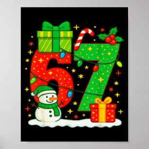 Poster Número 67 Meme Casal De Natal Correspondente 67 Se
