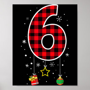 Poster Número 6 Dito Meme Engraçado 6 7 Seis Sete Natal