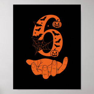 Poster Número 6 Traje de Halloween do Meme Correspondente