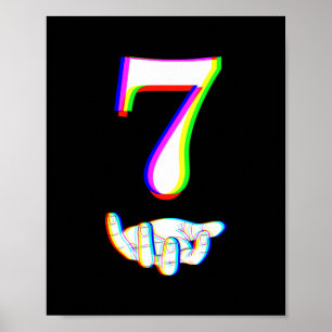 Poster Número 7 Combinando 67 Meme Fantasia de Halloween