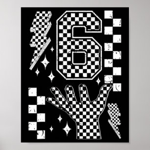 Poster Número 7 Combinando 67 Meme Fantasia Xadrez Crianç