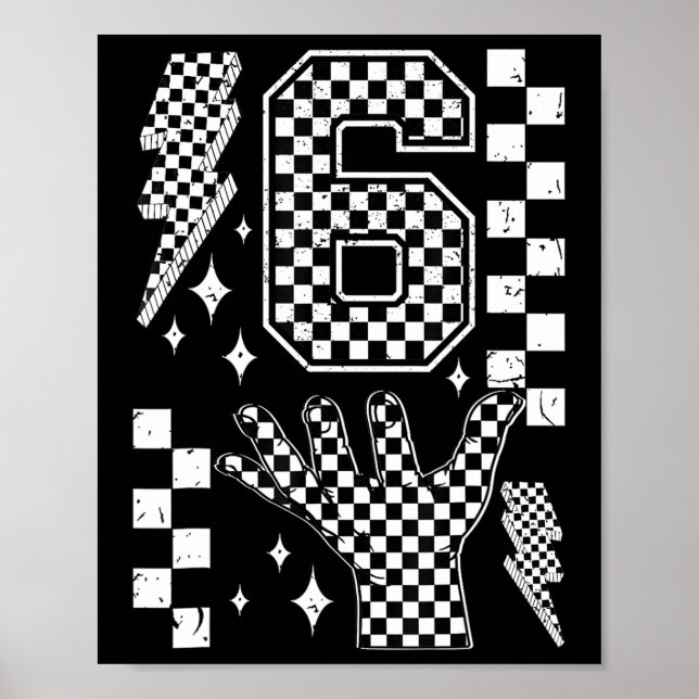 Poster Número 7 Combinando 67 Meme Fantasia Xadrez Crianç (Frente)
