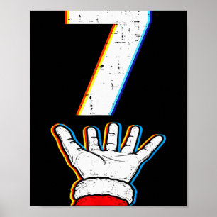 Poster Número 7 Correspondência 67 Meme Natal Camisas de