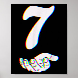 Poster Número 7 Correspondente à Roupa de Halloween Meme 
