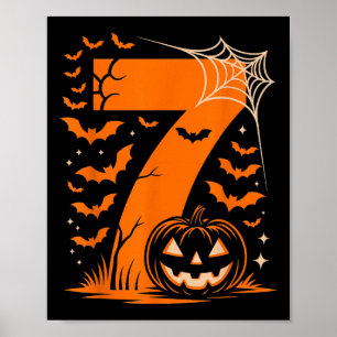 Poster Número 7 Correspondente Roupa de Halloween Meme 67