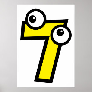 Póster Número sete