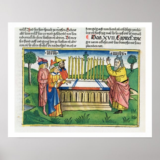 Poster Números 17 1-11 O funcionarios de Aaron floresce n (Frente)