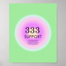 Números de anjo Numerologia 333 Significa Suporte
