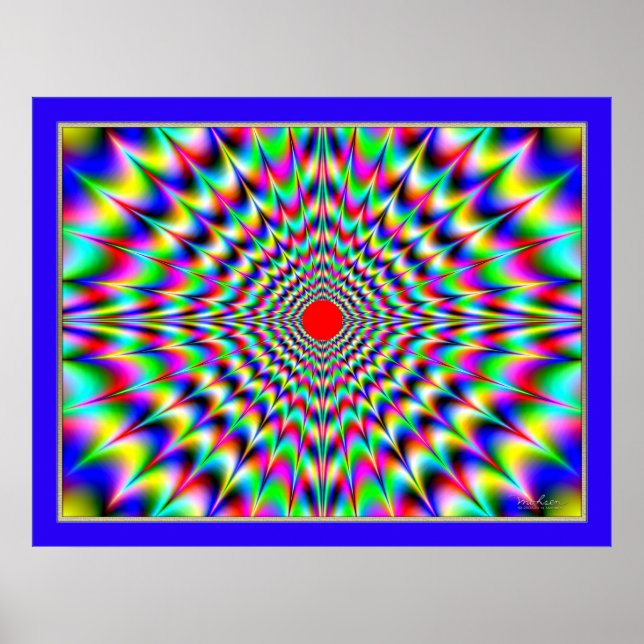 Póster Nunca Acabar Com A Illusão Óptica Do Sol (Frente)