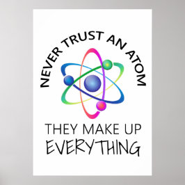 Poster Nunca Confie em um Atom