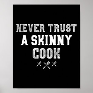 Poster Nunca Confie Em Um Pequeno Churrasco Engraçado De 