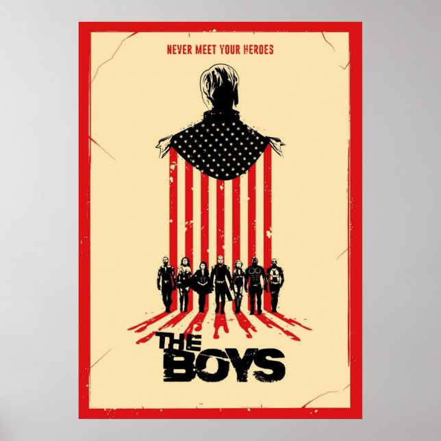 Poster Nunca Conheça Seus Heróis (Frente)