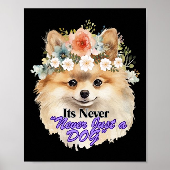 Poster Nunca É Apenas Um Cachorro (Frente)