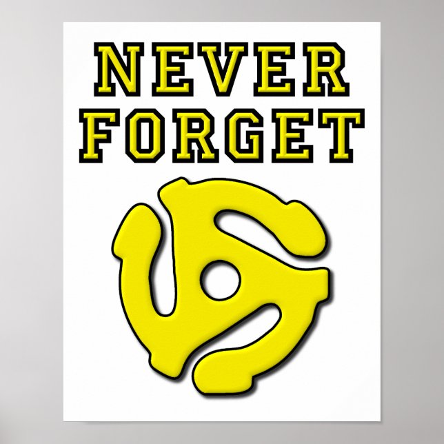 Póster Nunca Esqueça 45 Cartaz Divertido (Frente)