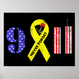 Poster Nunca Esqueça 9 11 Fita Amarela