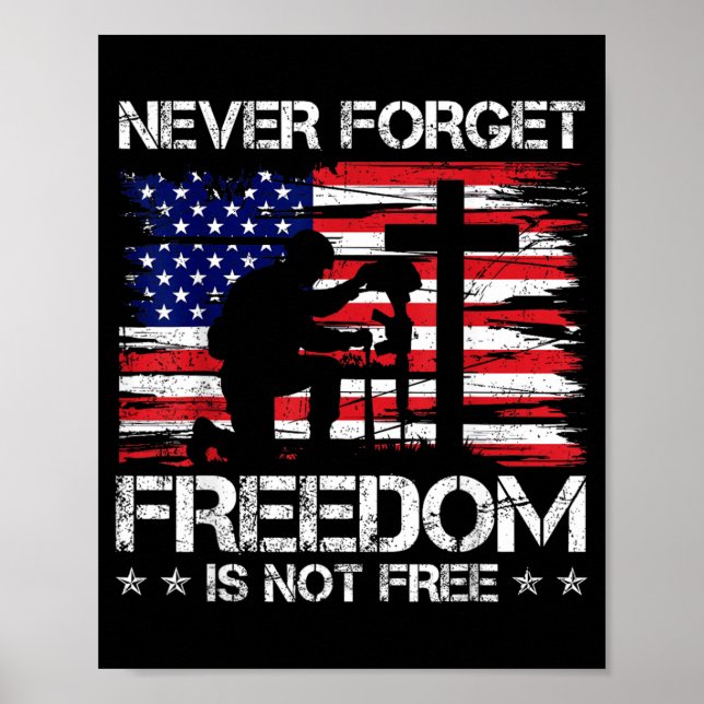 Poster Nunca Esqueça que Liberdade não é Dia da Bandeira  (Frente)