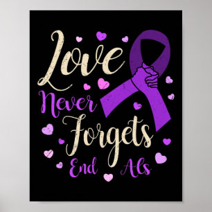 Poster Nunca Esquece Fim Alzheimer Heimer Conscientização