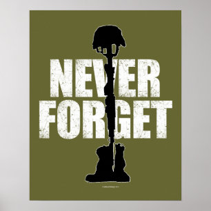 Póster Nunca Esquecer (Dia do Memorial)