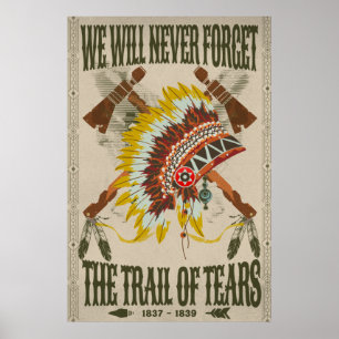 Poster Nunca Esqueceremos O Caminho Das Lágrimas