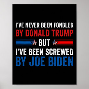 Poster Nunca Foi Conseguido Por Donald Trump Mas Joe Bide