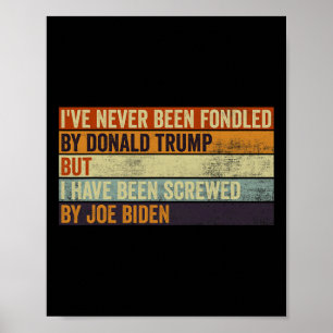 Poster Nunca Foi Conseguido Por Donald Trump Mas Joe Bide