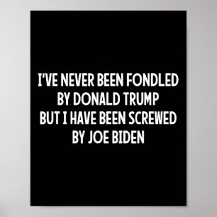 Poster Nunca Foi Conseguido Por Donald Trump Mas Joe Bide