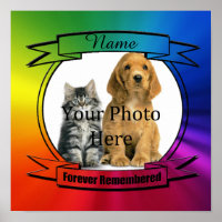 Nunca Lembrado para qualquer Pet Personalizado