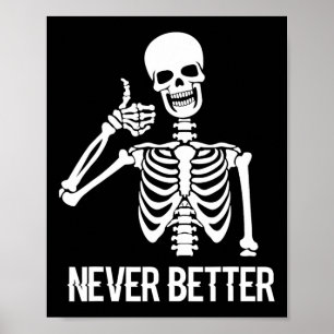 Poster Nunca Melhor Esqueletrizar O Céu, Diversão Mulhere