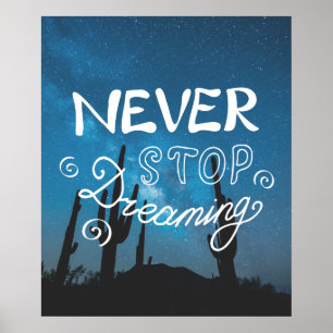 Poster NUNCA PARE DE DREAMING Night Sky Cote