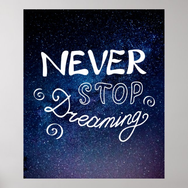 Poster NUNCA PARE DE DREAMING Night Sky Cote (Frente)