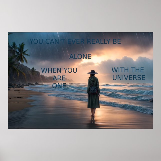 Poster Nunca Sozinha (Frente)