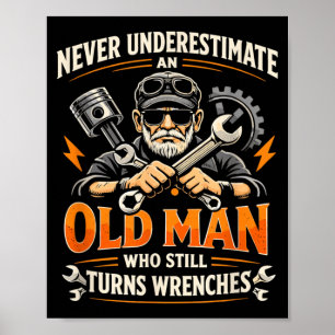 Poster Nunca Subestime um Homem Velho que Ainda Gira