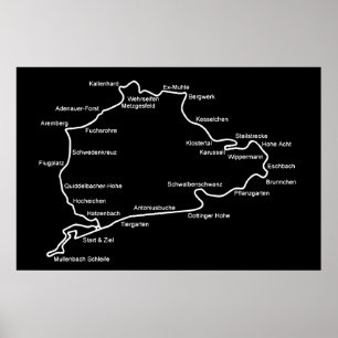 Póster Nurburgring