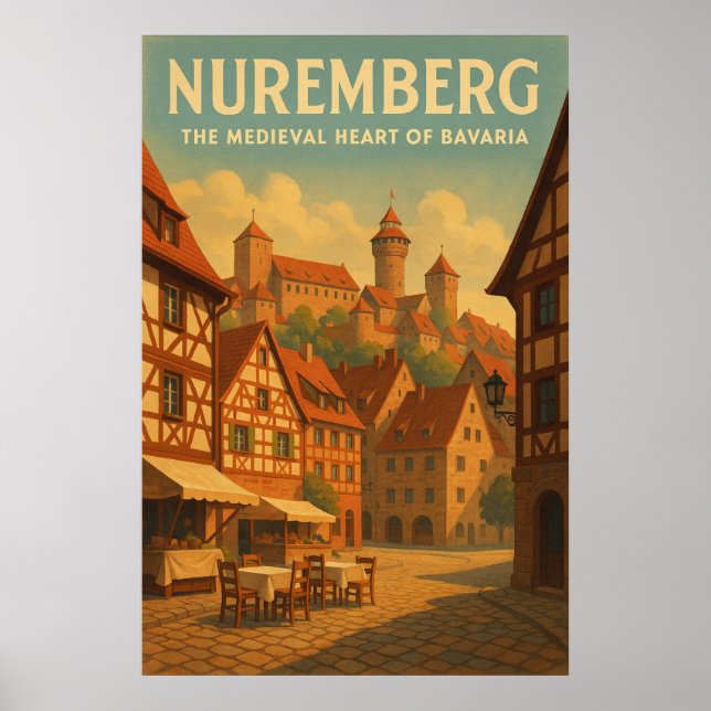 Poster Nuremberg — The Medieval Heart of Bavaria (Frente)