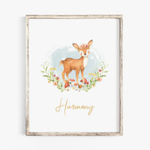 Nursery Nursery Watercolor Animal